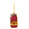 WOODEN CHERRIES JAR ORNAMENT