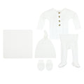 Wren Ribbed Newborn Hat Bundle (Top + Bottom)